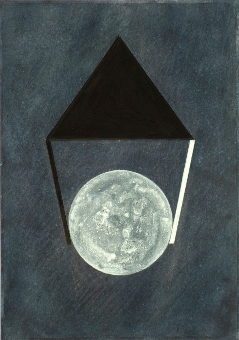 ´MOMENTS VII`, 280121, pigments, acrylic, ink, pencil, 29,7 x 21 cm, Kuenstlerin-Koeln