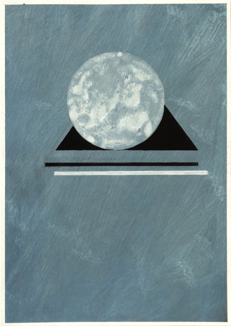 ´MOMENTS XIII`, 300121, pigments, acrylic, ink, pencil, 29,7 x 21 cm, Kuenstlerin-Koeln