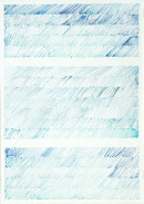 ´for Bashô II`, 082022 pigments, gouache on paper 29,7x21 cm
