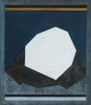´KESA XI`, 112021, acrylic, pigments, colored pencil on canvas, 40 x 35 cm