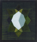 ´KESA XIII`, 012022, acrylic, pigments on canvas, 40 x 35 cm