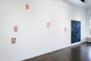 exhibition view, small room, ´Zwischenhalt`, 2023, from left to right, Thomas Kemper, Ulla Bönnen, Claudia Larissa Artz, © Wolfgang Lüttgens