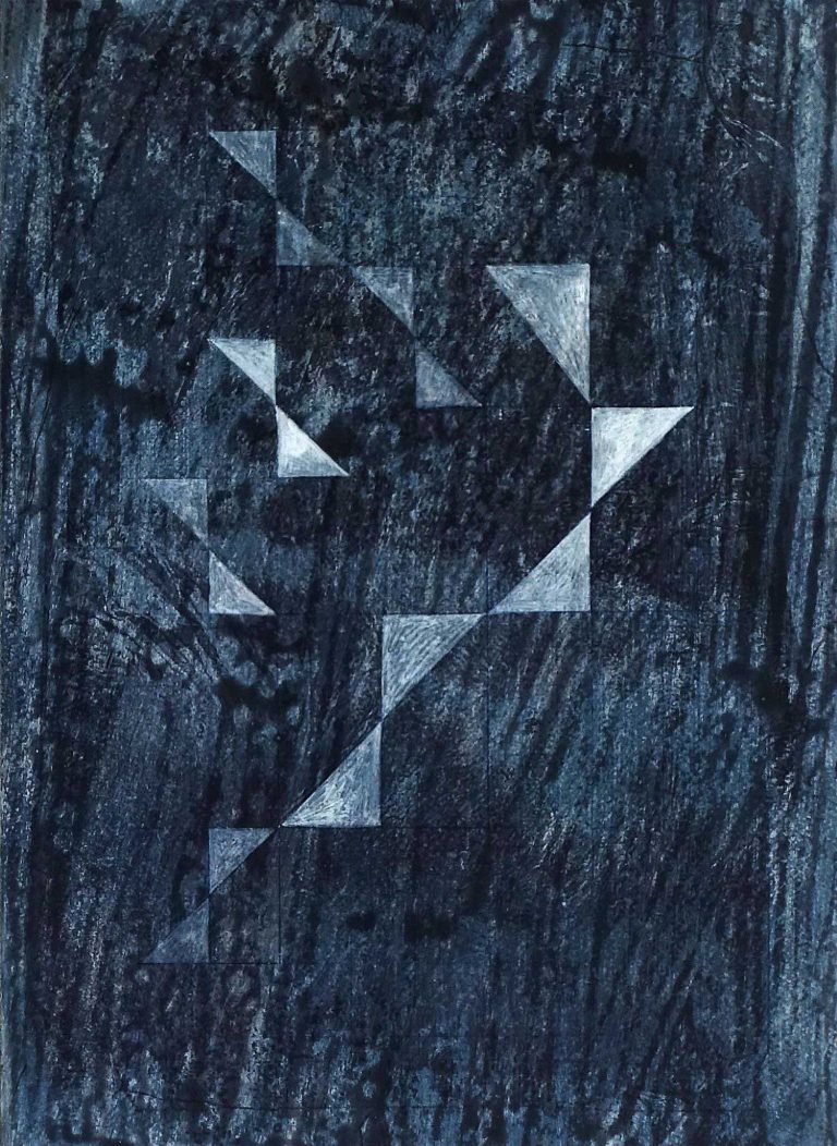 Vom Gefühl der Welt II (Vom Verlust des inneren Raumes, pâques 1), 2022-2024, Kuenstlerin-Koeln