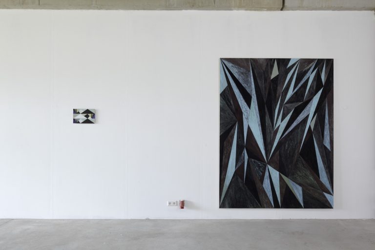 exhibition view ´River and other paintings`, 2012, Kuenstlerin-Koeln