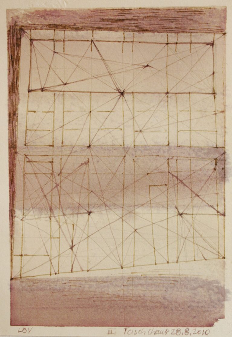 Bibi Chanoum IV`, 2010, Portvine LBV (Niepoort) on paper, 21 cm x 14,8 cm, Kuenstlerin-Koeln