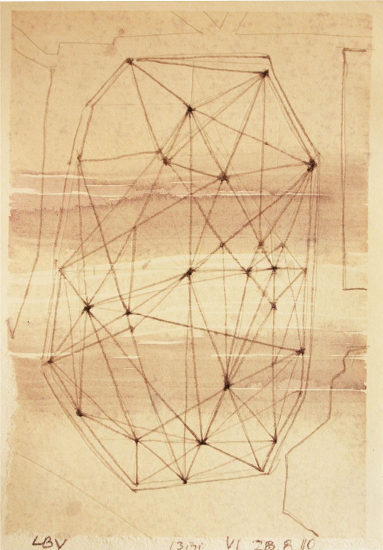 Bibi Chanoum V`, 2010, Portvine LBV (Niepoort) on paper, 21 cm x 14,8 cm, Kuenstlerin-Koeln