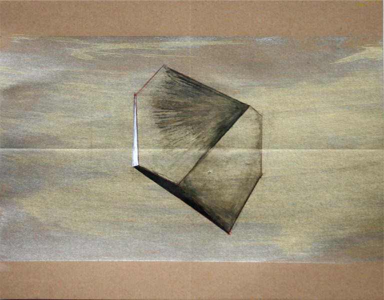 Heart 4, Acryl-Tusche-Kuli, Papier, 24 x 31 cm10-2010, Kuenstlerin-Koeln