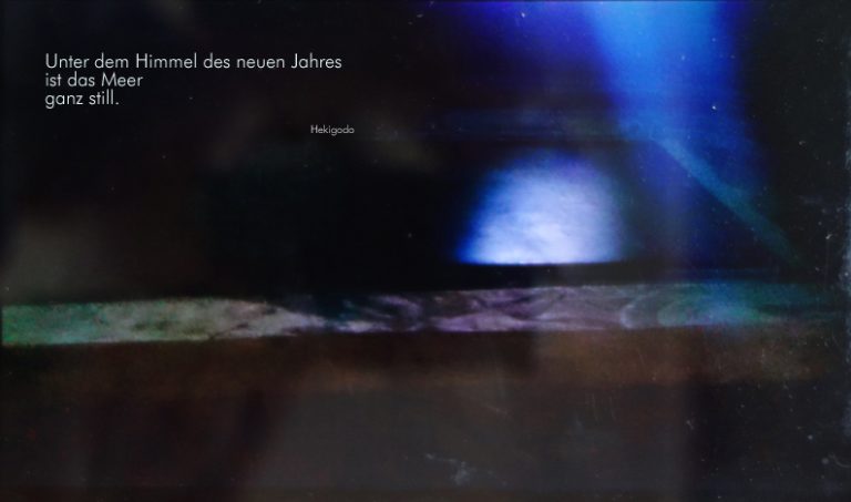 Unter dem Himmel des neuen Jahres ist das Meer ganz still`, Kuensterlin-Koeln