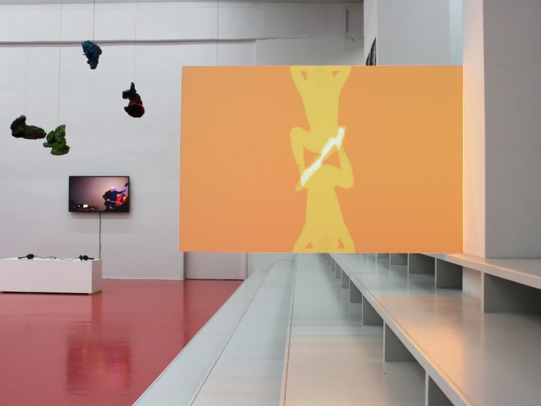 Deutscher Küntlerbund Berlin, M-bodi-ment-A, exhibition view, Abi Tariq, Carola Willbrand, Claudia larissa Artz, Arnold Dreyblatt