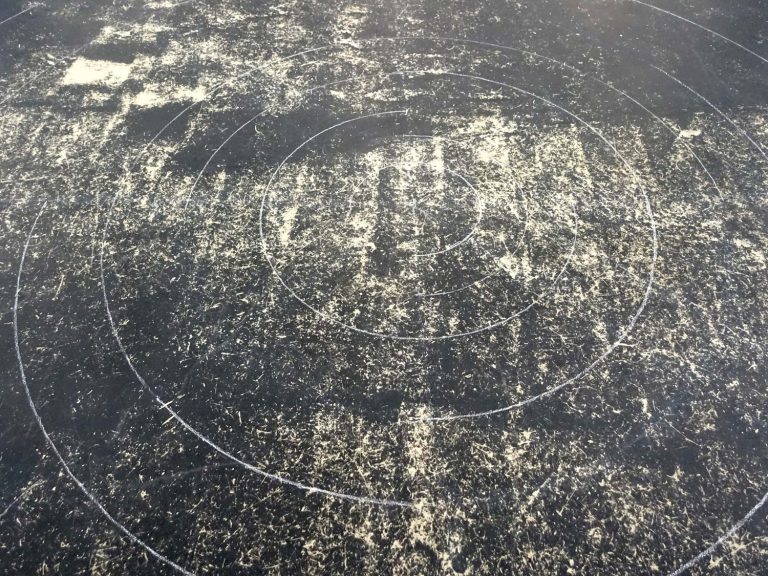 view before opening detail´labyrinth`, which was deleted, 2024, Kunsthafen Rhenania, cologne, © copyright Claudia Larissa Artz, Kuenstlerin-Koeln